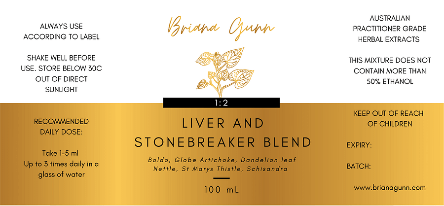Liver and Gallbladder Herbal Tincture